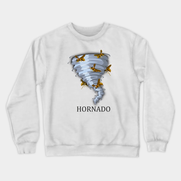 Murder Hornet Hornado Crewneck Sweatshirt by ColorFlowCreations